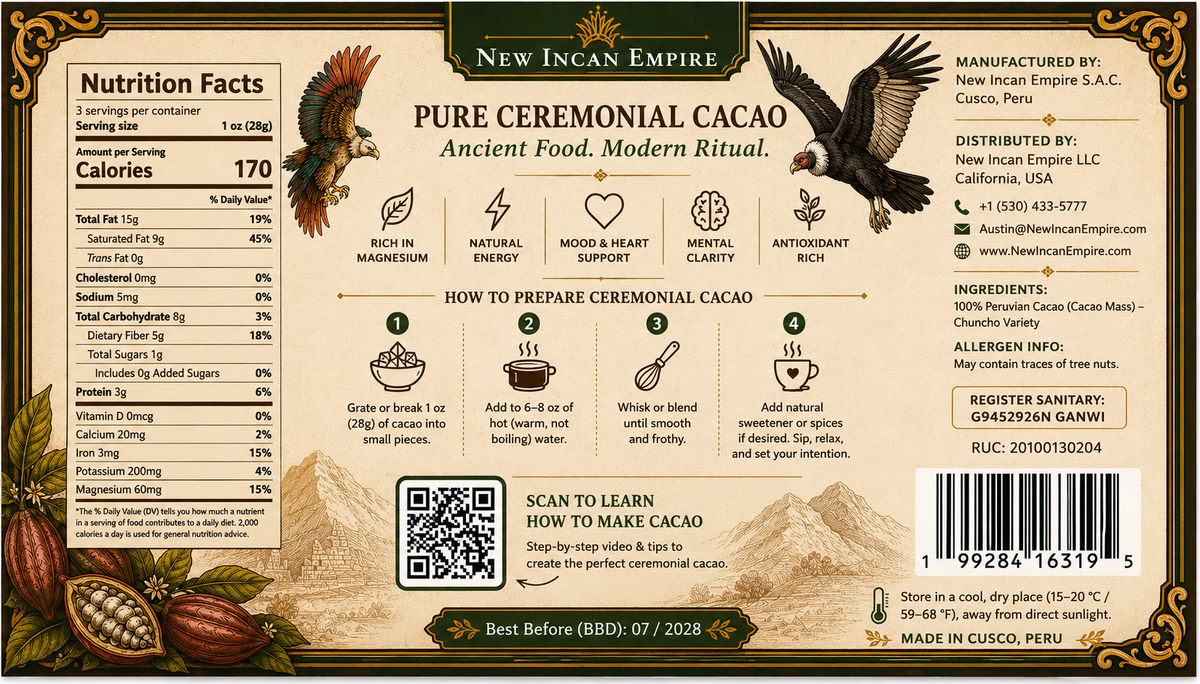The Starter Pack - 4 × 100g Chuncho Cacao Bars